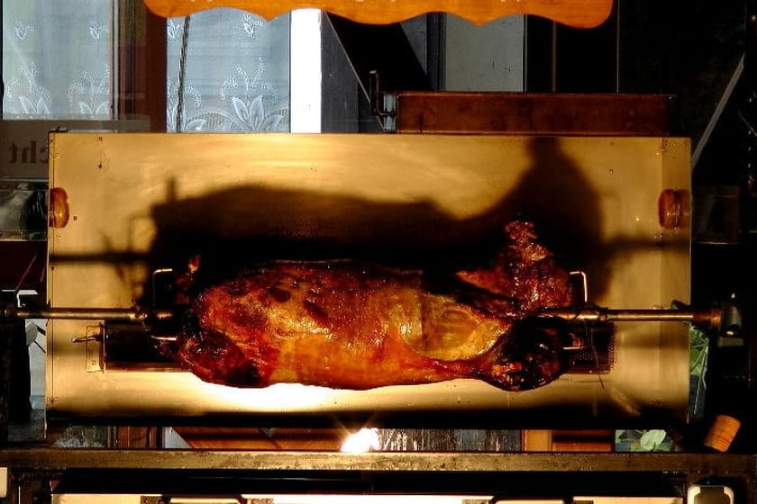 Lamm vom Grill, Spezialität der Entenmühle