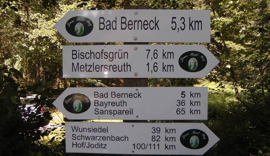 Wandern auf dem Jean-Paul-Weg in Oberfranken